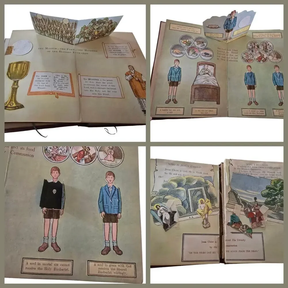 Catechetical Scenes the Blessed Eucharist by Rev. M. Coerezza Hardback 1957